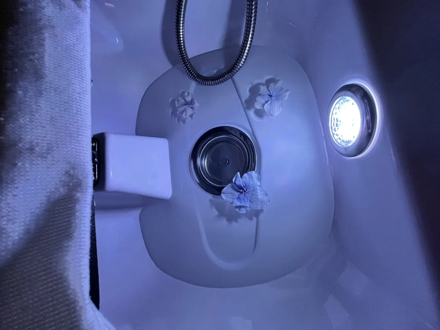 Detalhe de uma sessão de massagem de relaxamento